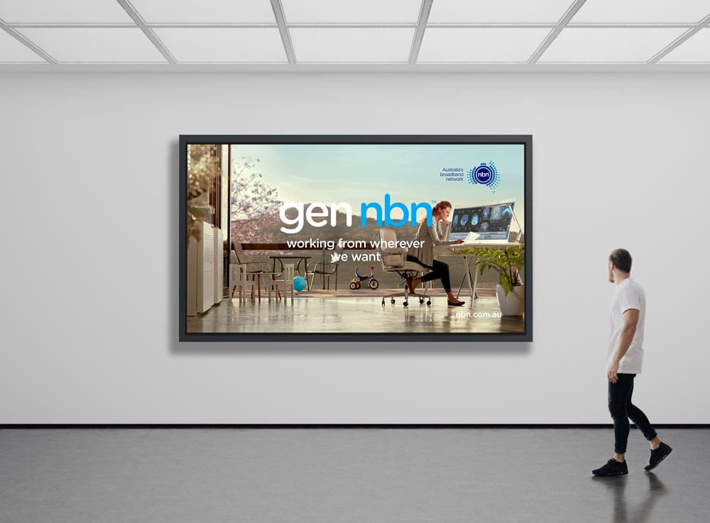 Gen NBN - Animated Digital Out Of Home - Soraya Ouzara - Freelance Digital Designer Developer